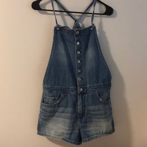 Denim Overalls